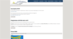 Desktop Screenshot of festi-courts-cote-bleue.fr