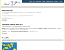 Tablet Screenshot of festi-courts-cote-bleue.fr